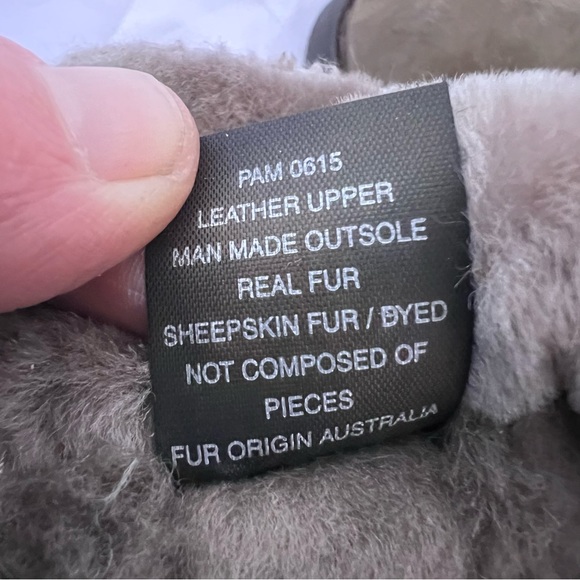 KURT GEIGER Brown Suede Buckle Ankle Boot Sheepskin Lined Low Heel Size 38/7-7.5 - Picture 10 of 15